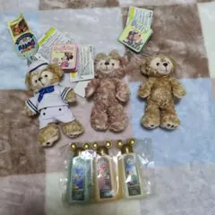 ダッフィー シェリーメイ ぬいぐるみバッジ アメニティセット