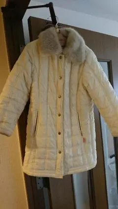 Bebe 120cm アウターロングコート(キルト中綿生地)