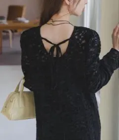 kastane ベロアレースワンピース　オケージョンドレス