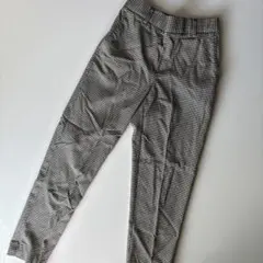 Bershka 千鳥柄 スリムフィットパンツ