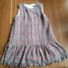 Bebe チェック柄ワンピース 120サイズ