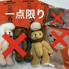 専用　　2026年　タリーズハッピーバッグ　干支ミニテディ　午年　テディベア