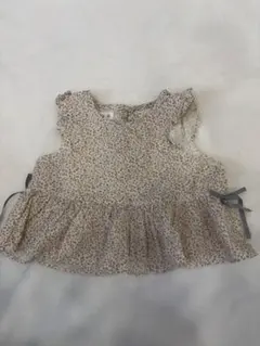 valu bebe フラワープリント ベスト　12M