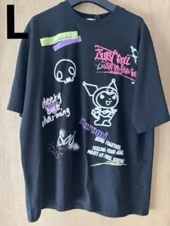 【新品】クロミ　KUROMI　サンリオSanrio Tシャツ　半袖　L