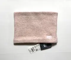 《新品タグ付き》 UNIQLO カウズ スフレヤーン ネックウォーマー 桃 ②