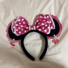 ミニーマウスカチューシャ ピンク
