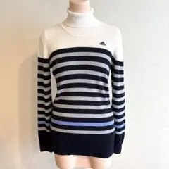 adidas アディダス　ゴルフ　タートルネック　ニット