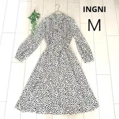 INGNI イング ロングワンピース レオパード【M】ヒョウ柄
