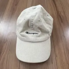 Champion コーデュロイキャップ クリーム色