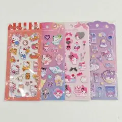 【正規品】サンリオ・ジュエルマシュマロステッカーズ（4種類セット）