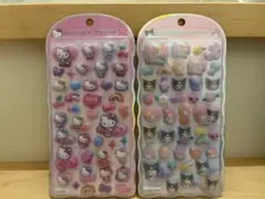 正規品 コットンパフィーシール キティ クロミ マイメロ