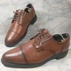 【外観美品】texcy luxe TU-7796 革靴 27㎝ 4E 幅広 軽量
