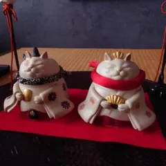 ❶だるま猫雛　m(*´꒳`*)m ※首輪付き