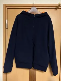 SHIPS ネイビーオレンジ フルジップパーカー 2-M