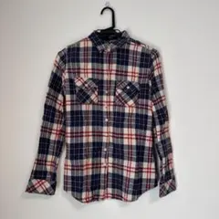 AZUL by moussy チェック柄 フランネル長袖シャツ