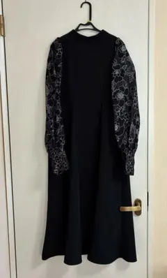 Alumu.オケージョンワンピース　ブラック