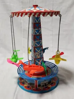 レトロ ブリキ玩具 日本製 メリーゴーランド ネジ式 ATC アサヒ玩具 動作品 2025年最新】アサヒ玩具 ブリキの人気アイテム - メルカリ