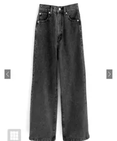 GRL ハイウエストセミワイドデニムパンツ[fo1843]