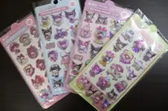 サンリオ　ぷくぷくシール　3Dシール　キラキラ　おまとめ　ボンボン　輝く　大人気