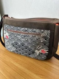帆布　ショルダーバッグ　手作り
