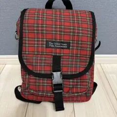 USポロ アソシエーション タータンチェックリュック
