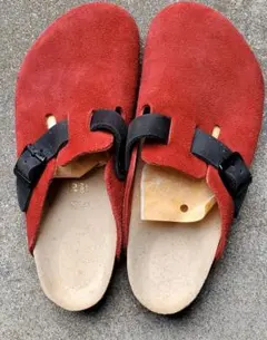 BIRKENSTOCK サンダル BOSTON レッド 28cm ビルケン 43 BIRKENSTOCK サンダル BOSTON レッド 28cm ビルケン 43 - メルカリ
