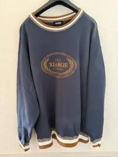 XLARGE 1991 ロゴスウェット ネイビー