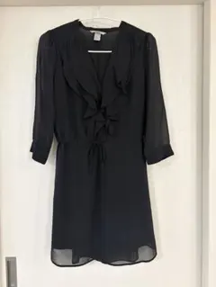 H&M フリルワンピース