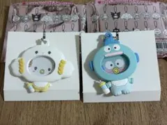 サンリオ　フォトバッジ付きマスコット　ハンギョドン　こぎみゅん