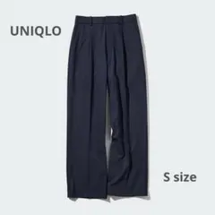 UNIQLO タックワイドパンツ ストライプ