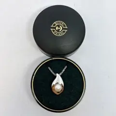 美品 TASAKI タサキ 真珠 パール シルバー ネックレス 箱付