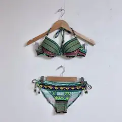 BIKINInara エスニック柄 ホルターネック ビキニ