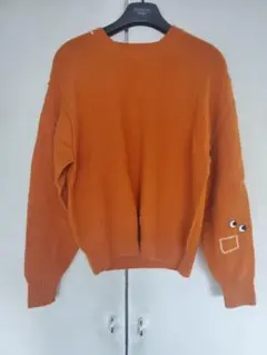 ユニクロ　アニヤ・ハインドマーチ　プレミアムラムクルーネックセーター