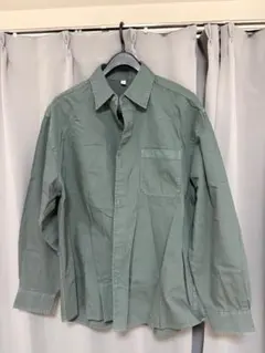 GU グリーン 長袖シャツ XL