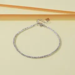 レディース　シルバー　ブレスレット　チェーン　アクセサリー　お洒落　高級感