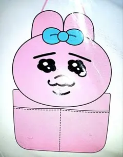 おぱんちゅうさぎ①④ダイカット 　ウォールポケット ウサギ
