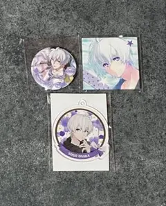 アイドリッシュセブン アクリルキーホルダー 缶バッジ 逢坂壮五