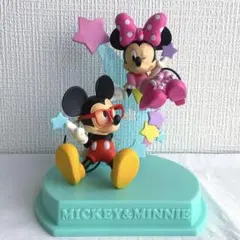 ディズニー　ミッキー　ミニー　プレミアムバディフィギュア　置物