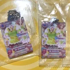 アイカツ　だれでもアイドル活動アクリルチャーム3 北大路さくら 2点
