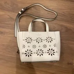 kate spade ホワイトショルダーバッグ