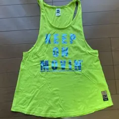 Zumba Wear 蛍光イエロー タンクトップ