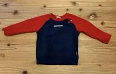 MIKI HOUSE トレーナー 90 ネイビー/レッド