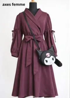 【美品】アクシーズファム カシュクール　ワンピース 大人可愛い