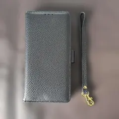 iPhone15 pro max シュリンクカーフレザー 本革手帳型ケース