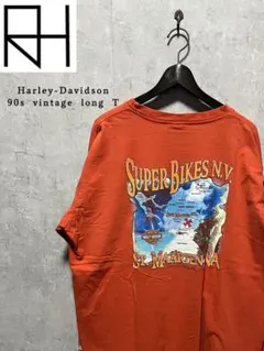 【古着】Harley-Davidson バックデザインTシャツ