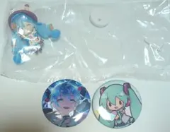 初音ミク フィギュア　缶バッジ