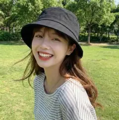 小顔効果 綿100% UVカット 帽子 レディース メンズ 韓国風 日焼け防止