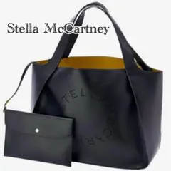 ステラマッカートニー トートバッグ レザーショルダー⭐︎ポーチ⭐︎パンチング黒