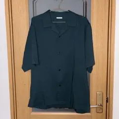 GU 半袖シャツ ダークグリーン　Ｍ