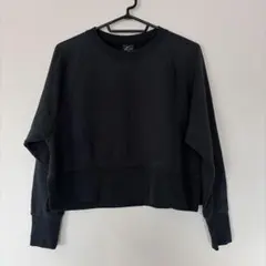 NIKE DRI-FIT ブラック トレーナー